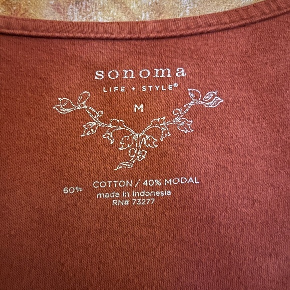 💎Embroidered Rust Top💎 - Picture 6 of 6